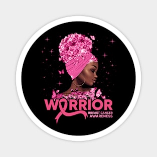 Breast Cancer Warrior Pink Ribbon Breast Cancer Awareness Magnet